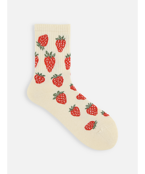 アメリブいちご柄ショートソックス