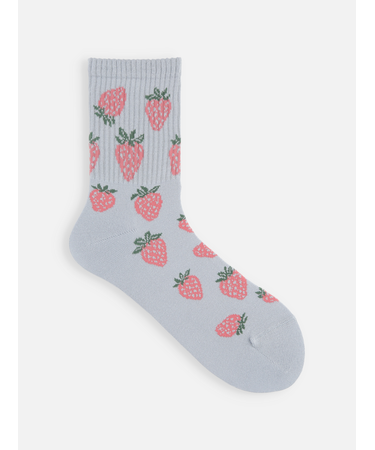 アメリブいちご柄ショートソックス