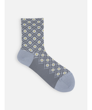 フロートフラワーダイヤショートソックス