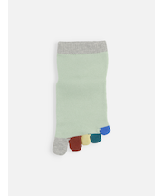 キッズ 指先レインボー五本指ソックス 16～18cm