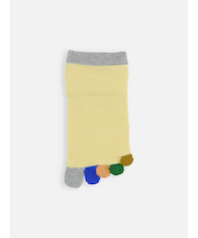 キッズ 指先レインボー五本指ソックス 16～18cm