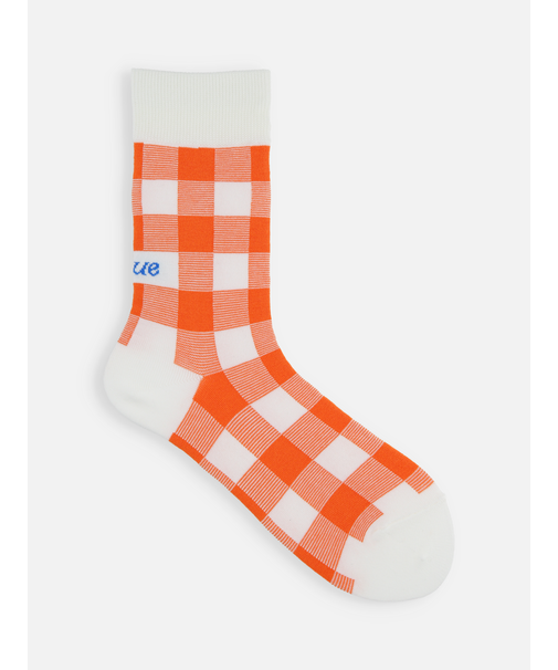 ピクニックロゴギンガムソックス