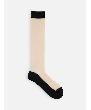 シアーカバー風ハイソックス