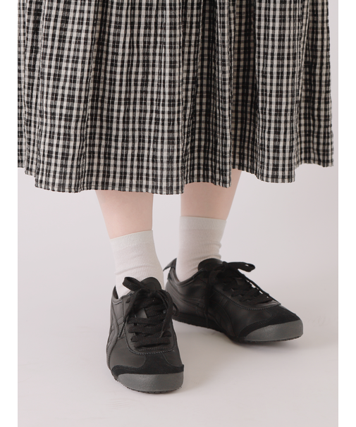 なめらかラメリブショートソックス