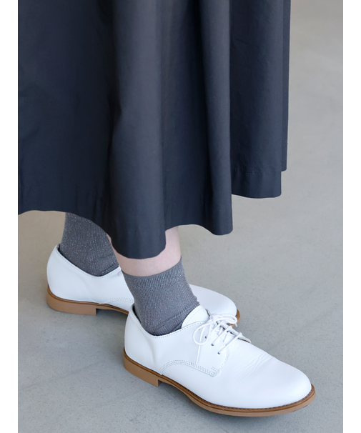 なめらかラメリブショートソックス