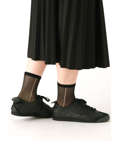 シアーサイドラインショートソックス