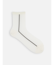 シアーサイドラインショートソックス