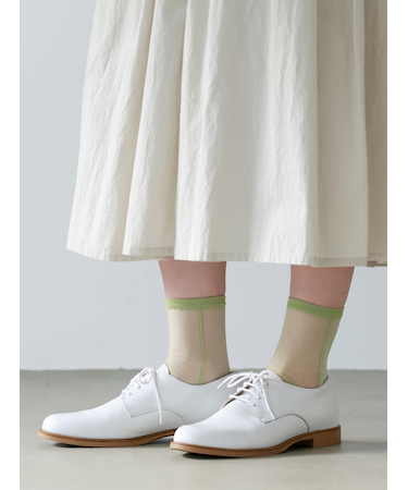 シアーサイドラインショートソックス