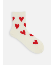 メッシュハートショートソックス