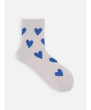 メッシュハートショートソックス