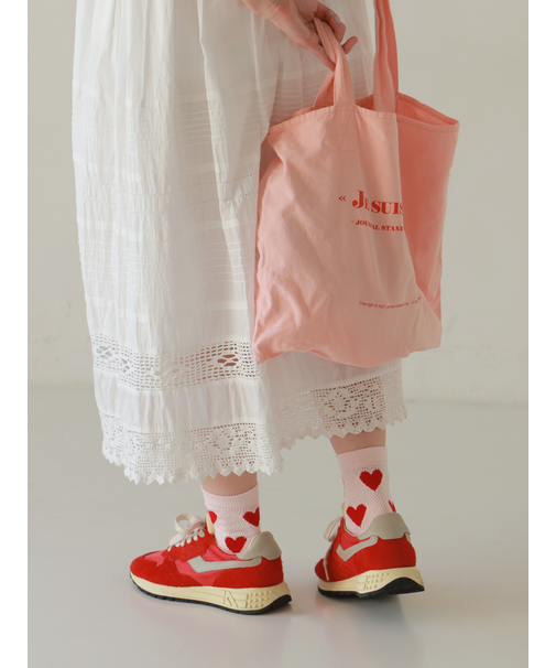 メッシュハートショートソックス