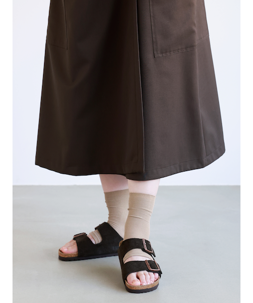 とろみナイロンリブショートトレンカ