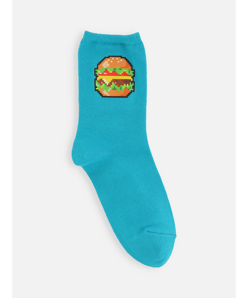 キッズ 綿ピクセルアートソックス 19～21cm