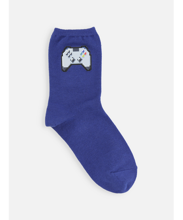 キッズ 綿ピクセルアートソックス 19～21cm