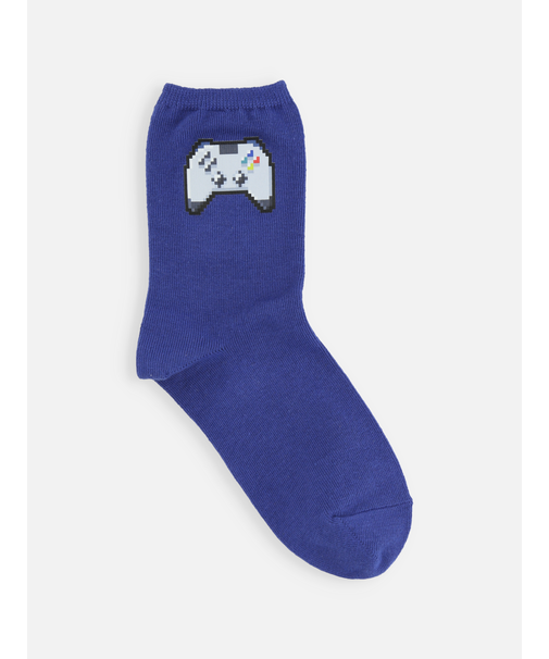 キッズ 綿ピクセルアートソックス 19～21cm