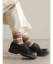 カラフルマドラスチェックショートソックス