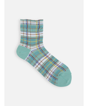 カラフルマドラスチェックショートソックス