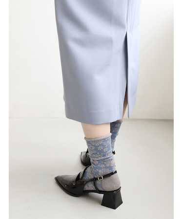 さらさらタッチフロートショートソックス