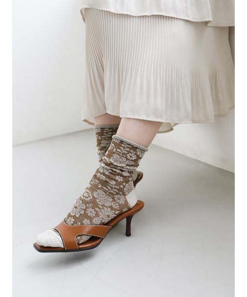 さらさらタッチフロートショートソックス