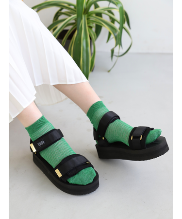 さらさらタッチメッシュショートソックス