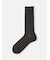 【Tabio MEN】連続シルケット加工/チェックレギュラー丈ソックス(27.0～29.0cm)
