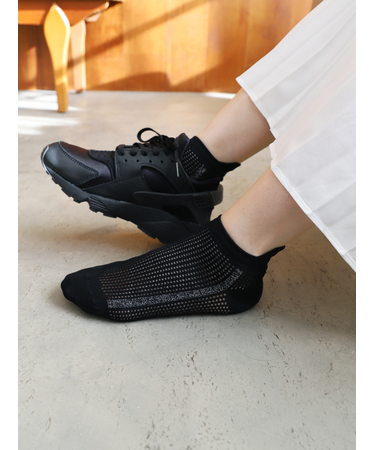 メッシュサイドラメスニーカー用ソックス