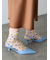 シアーフローラルショートソックス