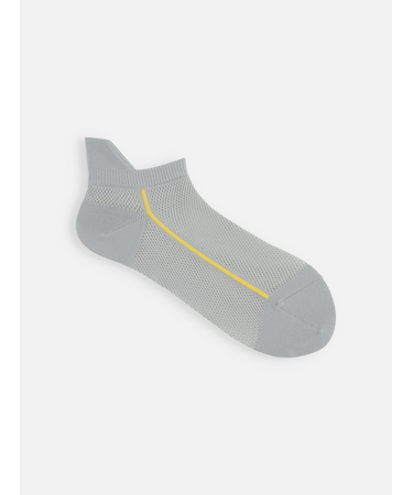 ドライ メッシュアキレスガードラインスニーカー用ソックス