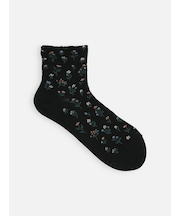 プチフローラルショートソックス