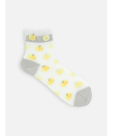 チュールJUICYオレンジショートソックス