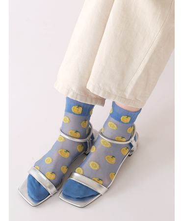 チュールJUICYオレンジショートソックス