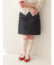 メッセージ刺繍ハイソックス