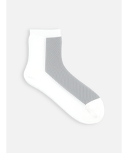 ドライ メッシュバイカラーショートソックス