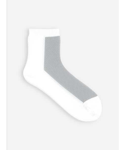 ドライ メッシュバイカラーショートソックス