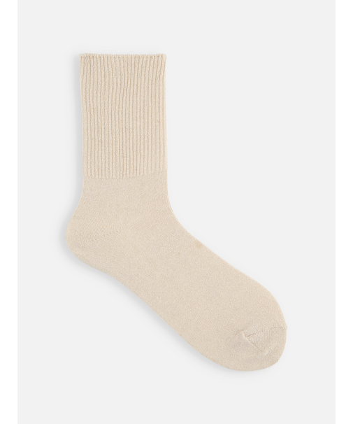 New麻ガーゼ調リブベタソックス