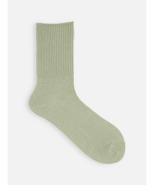 New麻ガーゼ調リブベタソックス