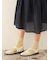 New麻ガーゼ調リブベタソックス