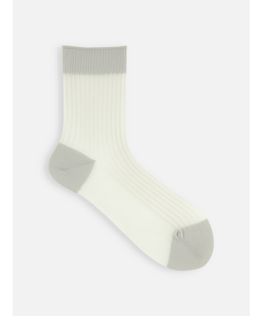 シアーリブショートソックス