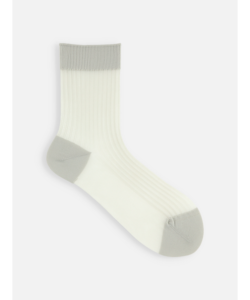 シアーリブショートソックス