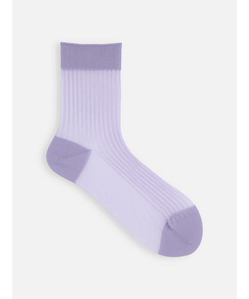 シアーリブショートソックス