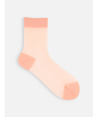 シアーリブショートソックス