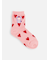 キッズ チュッピー刺繍ハート柄ショートソックス 19~21cm