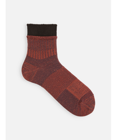 【Tabio MEN】ヴィンテージライクリブショート丈ソックス