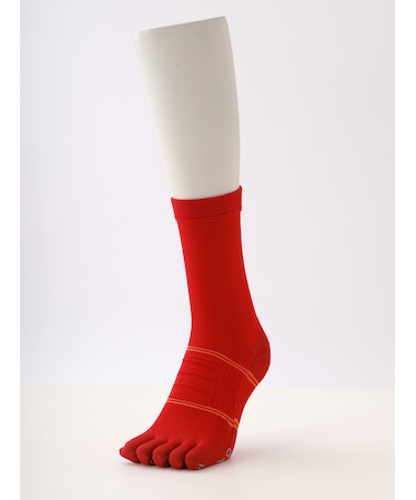 BASEBALL 五本指クルーソックス(23～25cm)