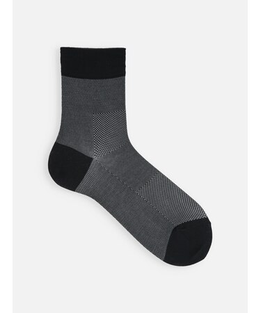 【Tabio MEN】ライトメッシュブロックショートソックス