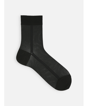 【Tabio MEN】ライトメッシュサイドラインショート丈ソックス