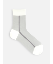 【Tabio MEN】ライトメッシュサイドラインショート丈ソックス