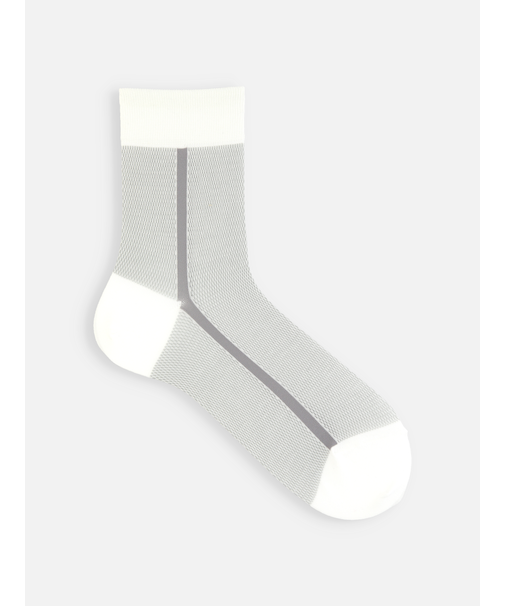 【Tabio MEN】ライトメッシュサイドラインショート丈ソックス