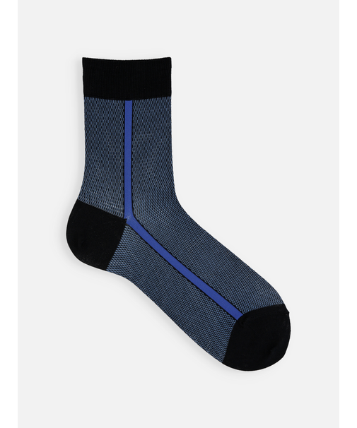 【Tabio MEN】ライトメッシュサイドラインショート丈ソックス