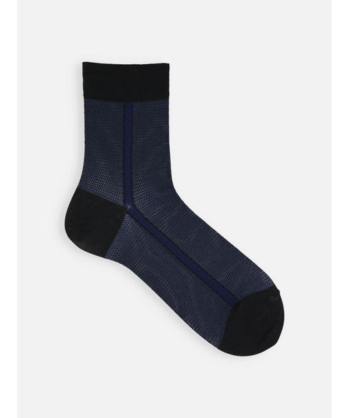 【Tabio MEN】ライトメッシュサイドラインショート丈ソックス